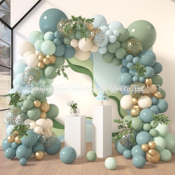 Σετ διακόσμησης μπαλονιών λατέξ της UABU – στρογγυλά διακοσμητικά μπαλόνια, μοντέλο X423200