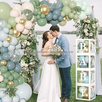 Σετ διακόσμησης μπαλονιών λατέξ της UABU – στρογγυλά διακοσμητικά μπαλόνια, μοντέλο X423200