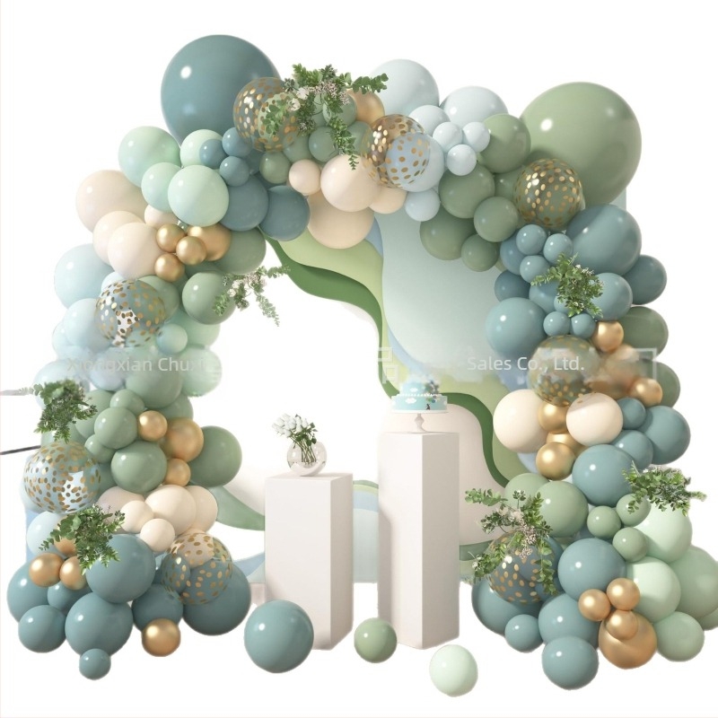 Σετ διακόσμησης μπαλονιών λατέξ της UABU – στρογγυλά διακοσμητικά μπαλόνια, μοντέλο X423200