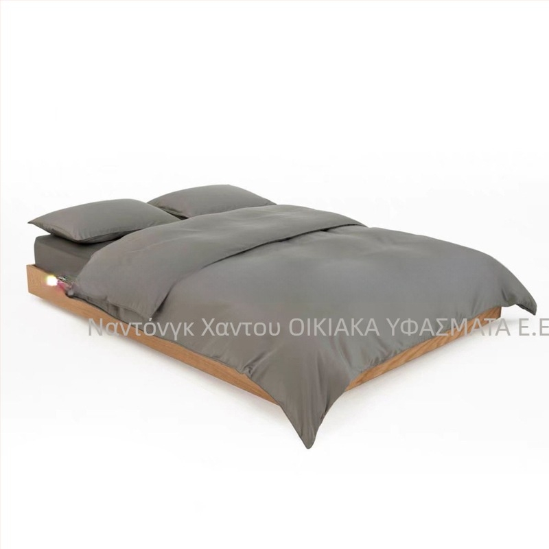 Σετ παπλωματοθήκης με δύο μαξιλαροθήκες, συνθετικές ίνες, απλό ύφανση, 110 g/m², αντιδραστική εκτύπωση και βαφή, βορειοευρωπαϊκό στυλ