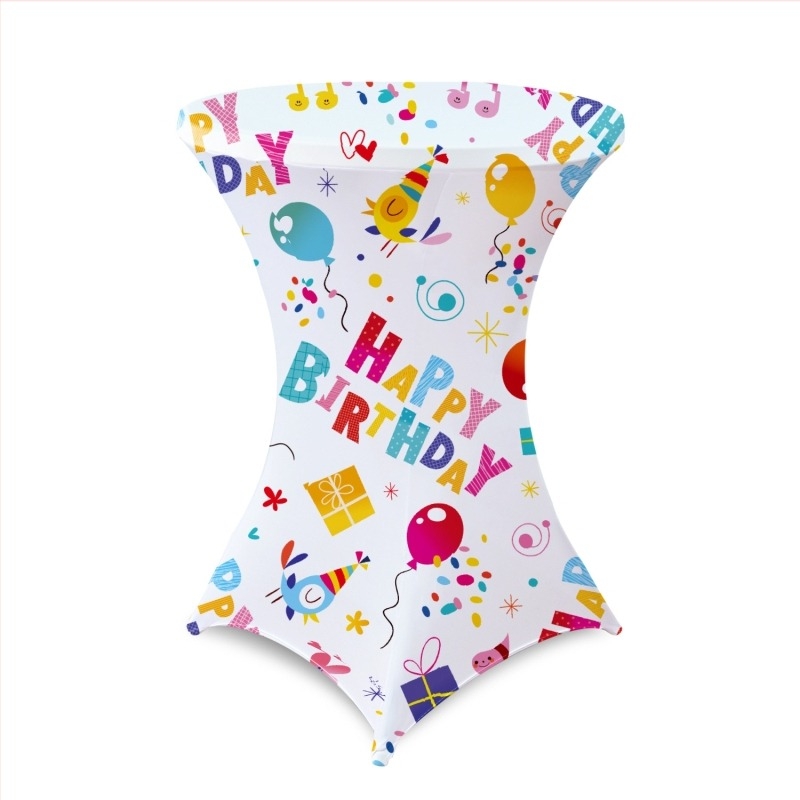 Τραπεζομάντιλο, στρογγυλό σχήμα, πολυεστέρας, εκτύπωση μοτίβου, ξενοδοχειακό στυλ