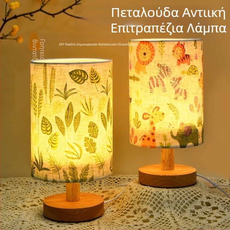 DIY υφασμάτινη επιτραπέζια λάμπα – δημιουργικό χειροποίητο νυχτερινό φως για υπνοδωμάτιο, ηλικίες 7–14