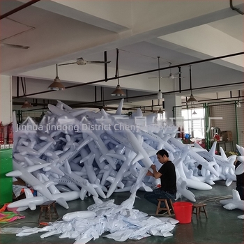 PVC φουσκωτό μοντέλο αεροπλάνου, παιχνίδι για παιδιά 7–14 ετών