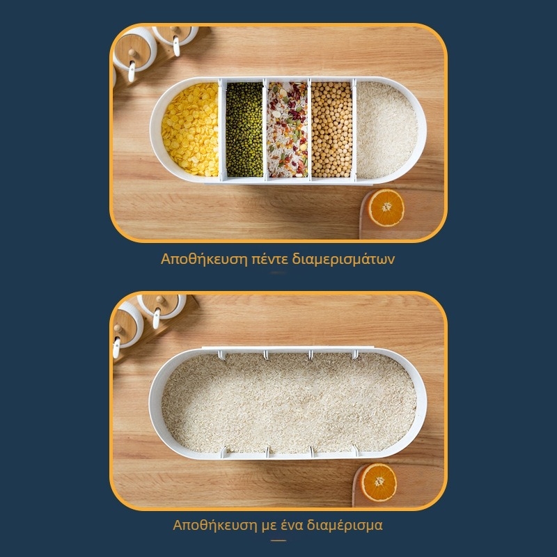 Yuyang κουτί αποθήκευσης ρυζιού, ανθεκτικό στην υγρασία και στα έντομα, πλαστικό PP, δυνατότητα εκτύπωσης λογότυπου