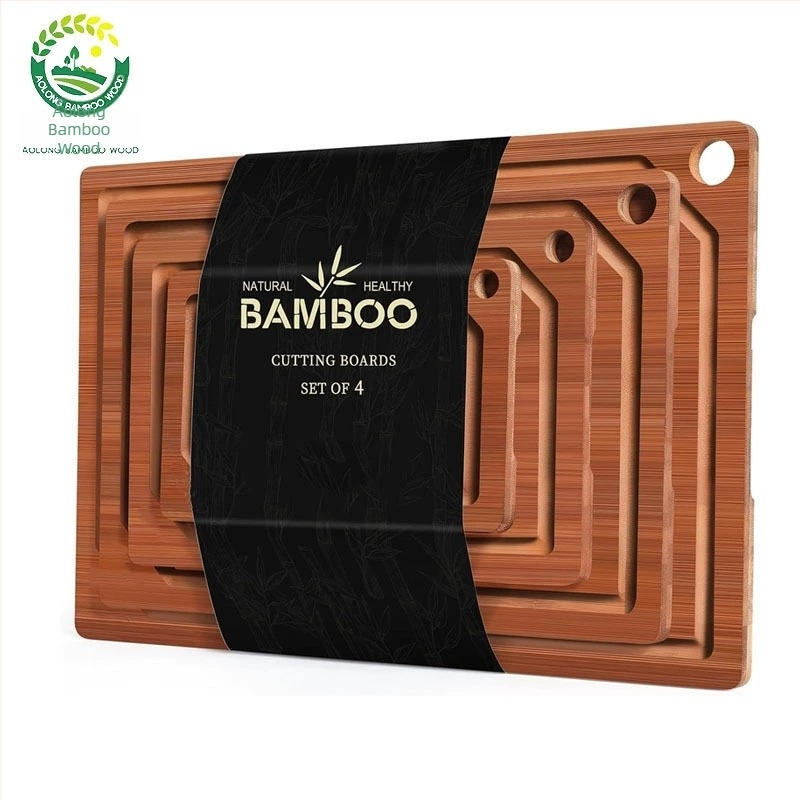 Πίνακας κοπής από μπαμπού – Aolong Bamboo, αντιβακτηριακός, ανθεκτικός στη μούχλα, αντιολισθητικός για την κουζίνα