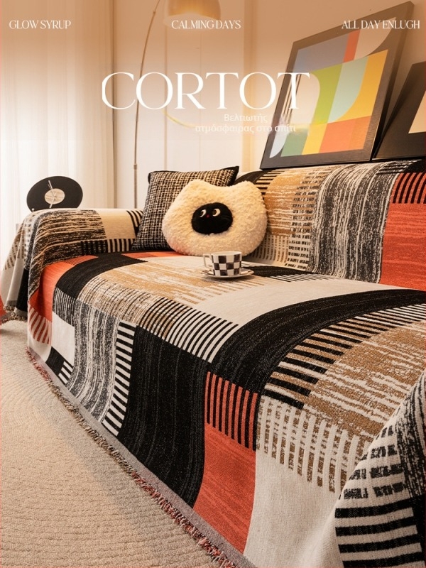 Κάλυμμα καναπέ από Chenille, για όλες τις εποχές, αντιολισθητικό, ανθεκτικό σε γρατζουνιές από γάτες