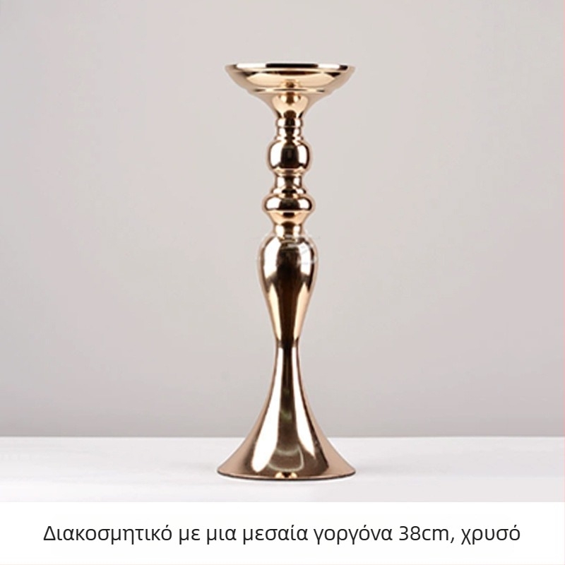 Mermaid Display Stand — Βάση Προβολής Γοργόνας, Ανοξείδωτο Κηροπήγιο και Βάζα Λουλουδιών, Μοντέρνος Γάμου Διακόσμηση