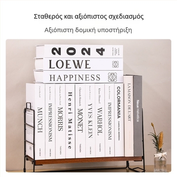 Διώροφο επιτραπέζιο ράφι αποθήκευσης από ξύλο/μπαμπού, φορητός οργανωτής γραφείου