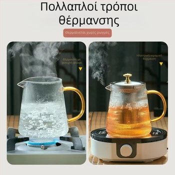 Τσαγιέρα σε ιαπωνικό στυλ, θερμοανθεκτικό γυαλί μπόροσιλικό, προσαρμόσιμο λογότυπο, πρώτη τάξη ποιότητας