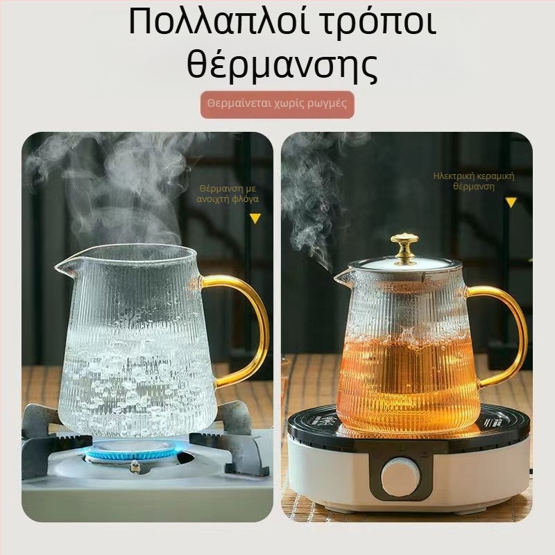 Τσαγιέρα σε ιαπωνικό στυλ, θερμοανθεκτικό γυαλί μπόροσιλικό, προσαρμόσιμο λογότυπο, πρώτη τάξη ποιότητας