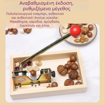 Κλιπ ανοίγματος φλοιού ξηρών καρπών για καρύδια και μακανδάμια, αλουμίνιο, μάρκα Yidai Liufang, Yiwu, Άνοιξη 2017