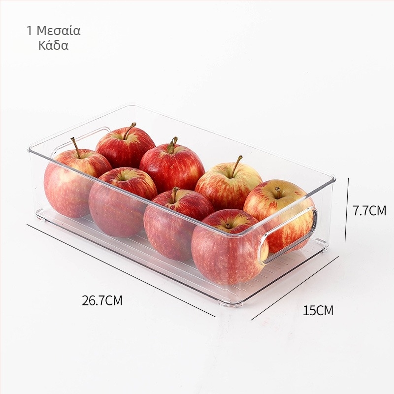 Κουτί αποθήκευσης ψυγείου για φρούτα και λαχανικά, πλαστικό τροφίμων, απλό στυλ, οργάνωση κουζίνας