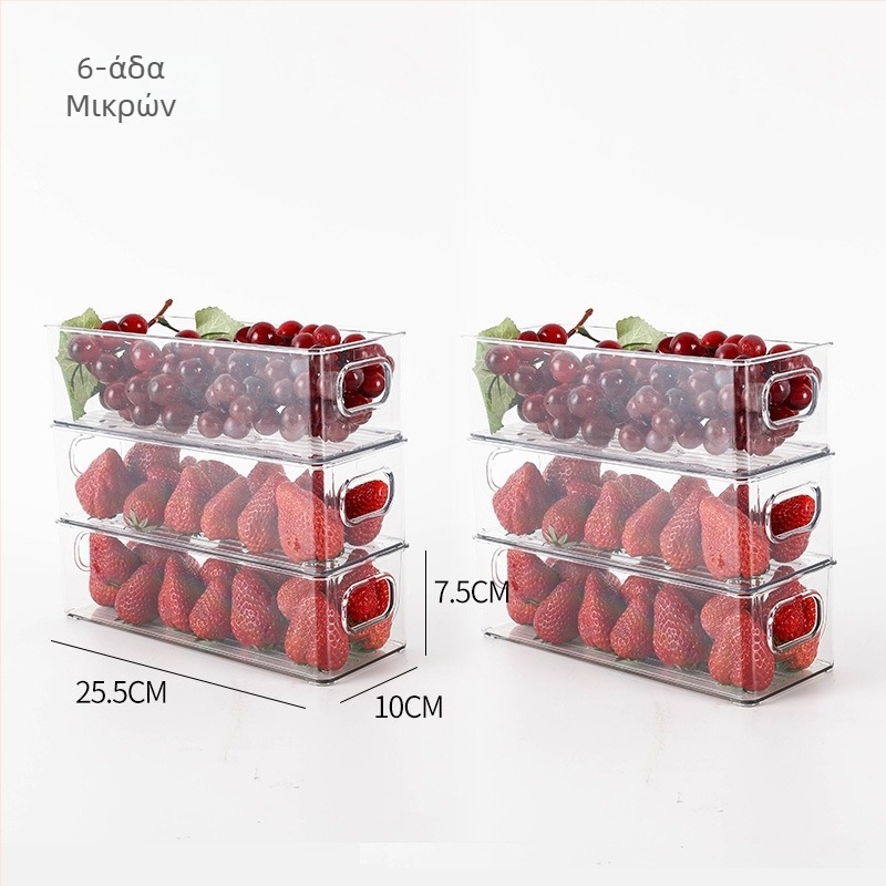 Κουτί αποθήκευσης ψυγείου για φρούτα και λαχανικά, πλαστικό τροφίμων, απλό στυλ, οργάνωση κουζίνας