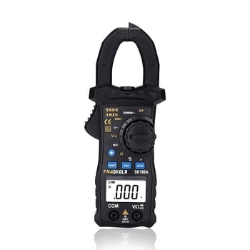 Μετρητής με σφιγκτήρα, εύρος 600 A, οθόνη 1999 ψηφίων, πιστοποιημένος CE/FCC