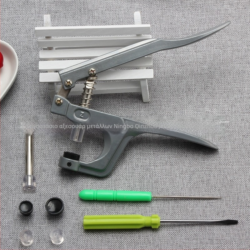 Χειροκίνητες πρέσες τεσσάρων κουμπιών για ρητινώδη κουμπιά, αλουμίνιο, 300 g, T3/T5/T8