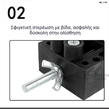 Μίνι σφιγκτήρας πάγκου για DIY διάτρηση και γυάλισμα – κατάλληλο για πυρήνα ροδάκινου, χάντρες, κοσμήματα, ρολόγια; υλικό: πλαστικό; βάρος 0.2