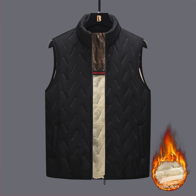 Γιλέκο φλις με σταθερό γιακά, φερμουάρ, επένδυση πολυεστέρα, πλαϊνά τσέπες