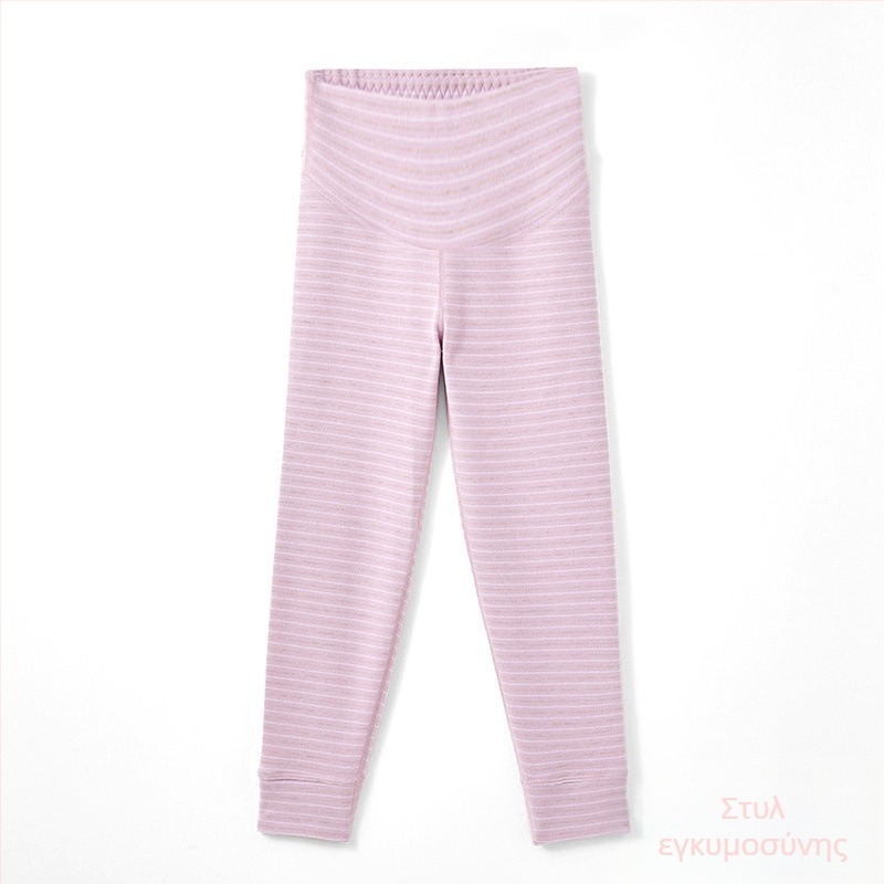 Παντελόνια εγκύων για φθινόπωρο-χειμώνα, με ψηλή μέση, μακριά παντελόνια, ύφασμα πολυεστερ-σπάντεξ, κατάλληλα για σπίτι, γυμναστική και καθημερινή χρήση.