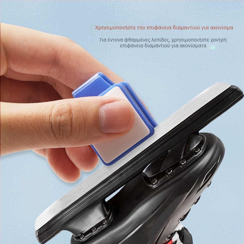 DMD εργαλείο διαμόρφωσης άκρων πάγου, διπλής όψεως διαμαντοκεραμικός λειαντήρας, κεραμικός λίθος ακονίσματος, μοντέλο 1603