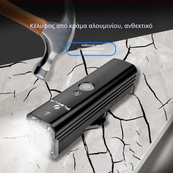 PLSELIS Εμπρός Φως Ποδηλάτου Με Φόρτιση Type-C, Αδιάβροχο, Πολύ Ελαφρύ