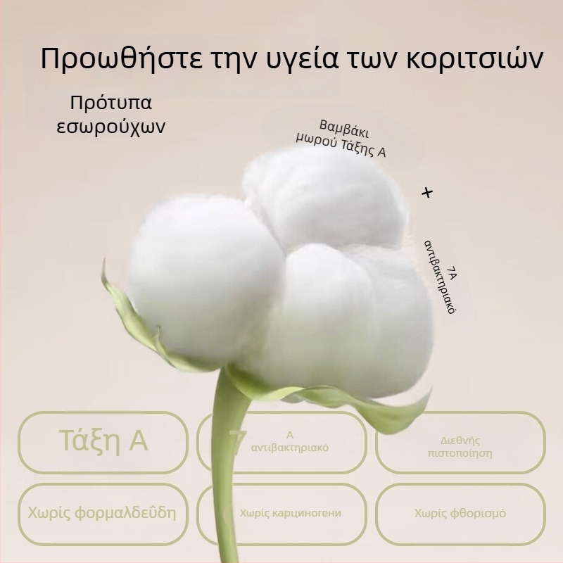 Anfeiya Σουτιέν από 100% βαμβάκι με πλήρη κάλυψη για μαθήτριες δευτεροβάθμιας εκπαίδευσης (12–15 ετών), με λεπτά διαμορφωμένα κούπες από αφρώδες υλικό, σταθερά διπλά λουριά, χωρίς κούμπωμα