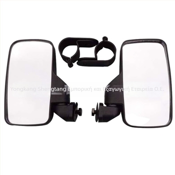 Αντάπτορας καθρέπτη μοτοσικλέτας για τιμόνι, 44–50 mm, σετ 2 τεμάχια, πλαστικό, στρογγυλός καθρέπτης, εγκατάσταση με οδοντωτή σύνδεση