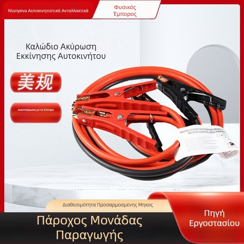 Js-02 Κιτ booster καλωδίου αυτοκινήτου για εκκίνηση σε περίπτωση ανάγκης, με κλιπ μπαταρίας, Κωδικός 023, Συμβατά μοντέλα: Γενικά, Πεδίο εφαρμογής: παροχή έκτακτης ισχύος αυτοκινήτου