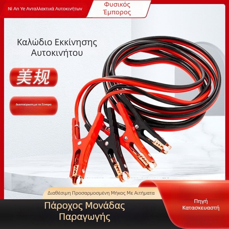Js-02 Κιτ booster καλωδίου αυτοκινήτου για εκκίνηση σε περίπτωση ανάγκης, με κλιπ μπαταρίας, Κωδικός 023, Συμβατά μοντέλα: Γενικά, Πεδίο εφαρμογής: παροχή έκτακτης ισχύος αυτοκινήτου