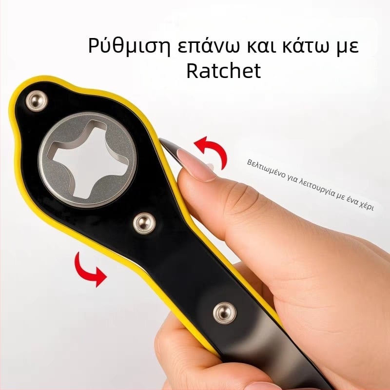 Κλειδί εξοικονόμησης ενέργειας για ανύψωση αυτοκινήτων, χειροκίνητος ράτσετ μοχλός για αλλαγή εφεδρικού ελαστικού