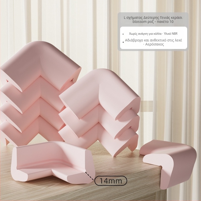 Shield Dad Προστατευτικό γωνίας τραπεζιού για μωρά – Ορθογώνιο, κατά της πρόσκρουσης, Πακέτο 100