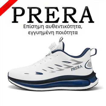 Prada Unisex αθλητικά παπούτια με δερμάτινο επάνω μέρος, κλείσιμο με περιστρεφόμενη αγκράφα, υπερ-ελαφριά μαλακή σόλα, πάτος EVA