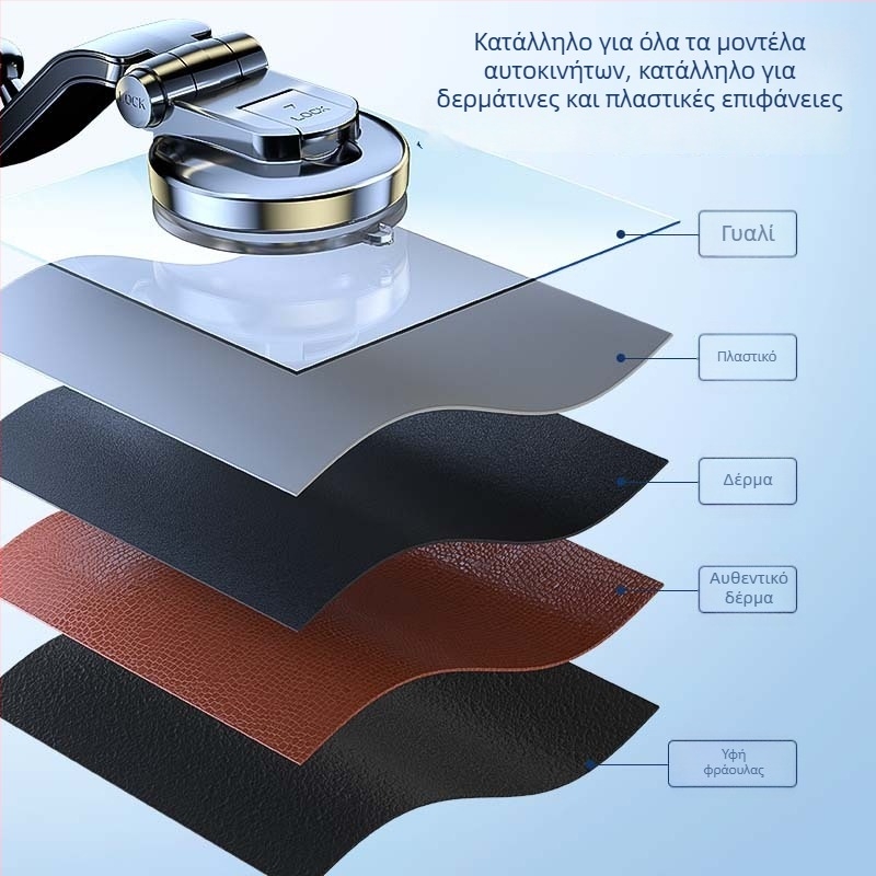 Car Detective ABS βάση ταμπλό αυτοκινήτου με suction cup – παγκόσμια συμβατότητα με το ταμπλό