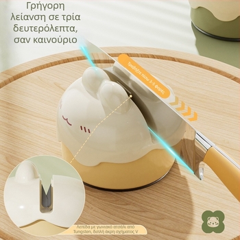 Εργαλείο ακονίσματος μαχαιριών με βάση αναρρόφησης, πολυλειτουργικό λεπτό γυάλισμα, σταθερός κράτηρας, κουζίνας πέτρα από βολφραμίο ατσάλι