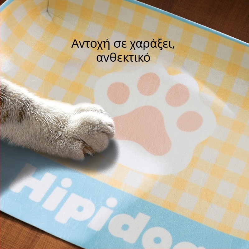 Επιφάνεια φαγητού κατοικίδίων Hippie Dog για γάτες και σκύλους — αντιδιαρροϊκή, αντιολισθητική, αδιάβροχη και εύκολη στον καθαρισμό