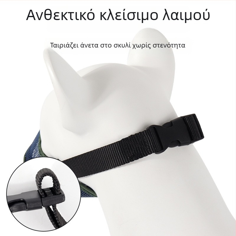 Μάσκα σκύλου με αναπνεύσιμο πλέγμα – αποτρέπει δάγκωμα, γαβγίσματα και υπερβολική κατανάλωση φαγητού (Κωδικός: MZ-2201; Υλικό: Πολυεστέρας; Προέλευση: Άλλο; Εισαγωγή: Ναι; Μάρκα: MAIZAI)