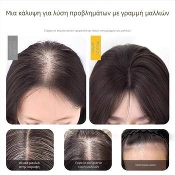 Longyang Περούκα για Γυναίκες, Ίσια Μακριά Μαλλιά, Υψηλής Θερμοκρασίας Μετάξι, Ημιχειροποίητη Κατασκευή, Δεν Μπορεί να Βαφτεί ή να Ισιωθεί