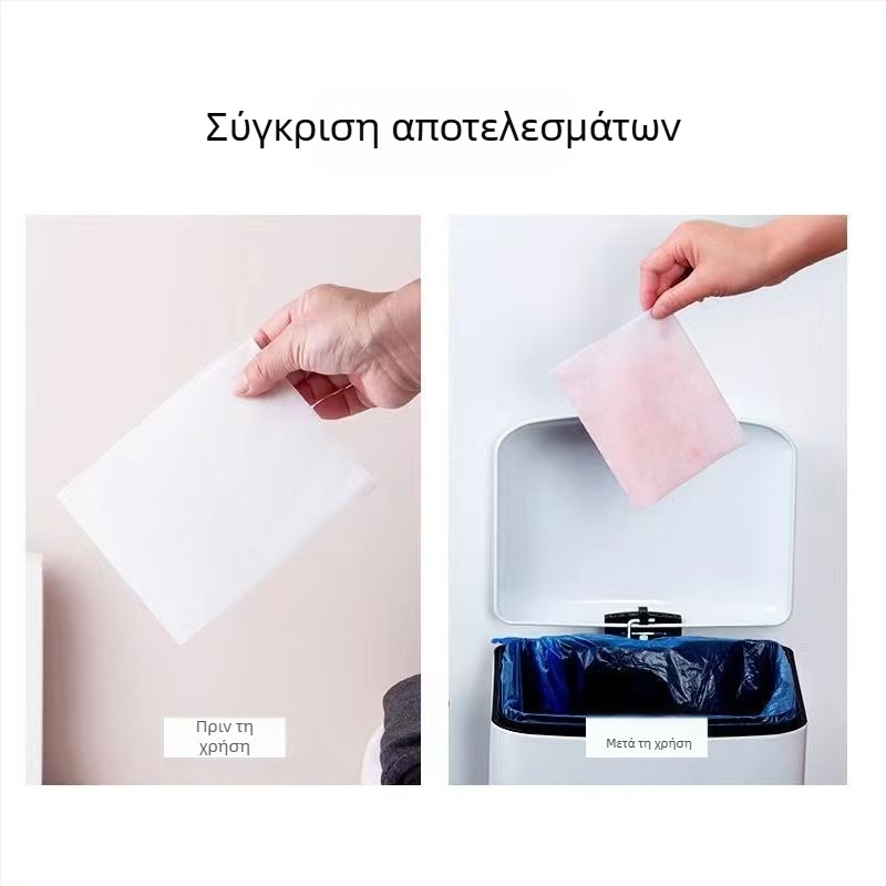 Φύλλα απορρόφησης χρωμάτων για πλύσιμο – αποτρέπει τη μεταφορά χρωμάτων σε μίξη ρούχων οικιακής χρήσης, συσκευασία μίας χρήσης