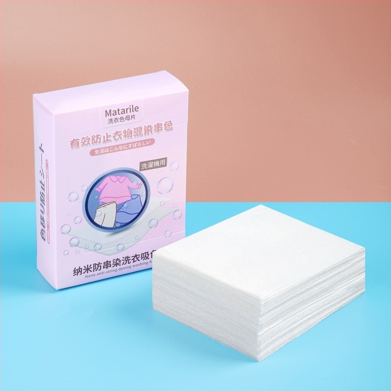 Φύλλα απορρόφησης χρώματος για πλύσιμο, για την αποτροπή μεταφοράς χρώματος, Κουτί 25 τεμάχια (Μάρκα: Άλλος)