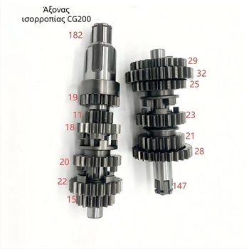 Ισορροπητικός άξονας για CG250/CG200 – Ανθεκτικός στη φθορά, 197cc/250cc μονόκυλινδρος κινητήρας, Προσαρμοσμένη επεξεργασία, για κινητήρες Lifan Zangfeng και Wolf Warrior