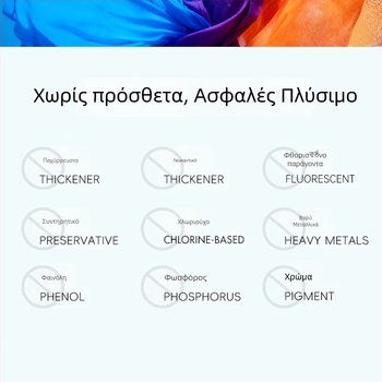 Σταθεροποιητής βαφών για ρούχα - Προστασία από μεταφορά βαφής, Υγρό για πλύσιμο οικιακής χρήσης