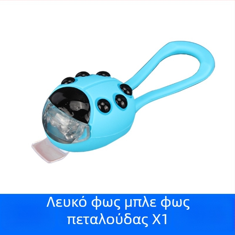 Φωτιστικό ποδηλάτου σε σχήμα ladybug – LED εμπρός και πίσω για ποδήλατα, ποδήλατα ισορροπίας και παιδικά πατίνια (Μάρκα: KUDOEYE; Εισαγωγή: Όχι; Ιδιωτικής ετικέτας: Ναι)