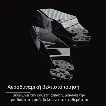 Μοτοσικλετιστικό πίσω καθρέπτης με σταθερό φτερό | Υλικό: πλαστικό + κράμα αλουμινίου | Σχήμα καθρέφτη: τετράγωνο | Τύπος εγκατάστασης: ορθοδοντικός | Συμβατά μοντέλα: Honda CBR650R/500R/400R Kaiyue 321RR