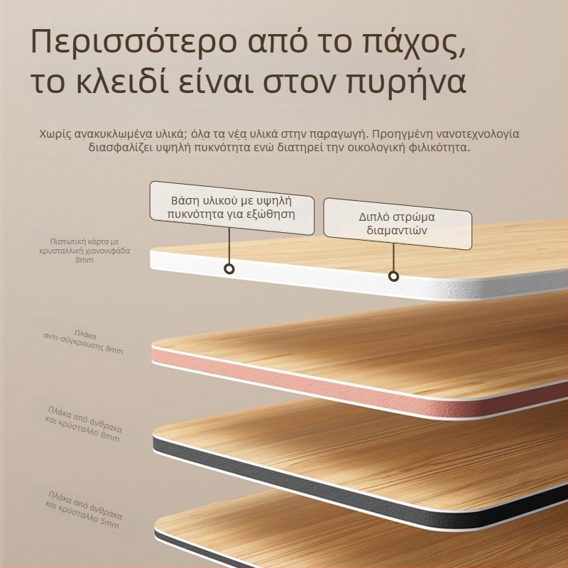 Πάνελ τοίχου από ίνες μπαμπού με άνθρακα, διακοσμητική επιφάνεια ξύλου; χωρίς ραφές, μοντέρνο μινιμαλιστικό στυλ, αδιάβροχο και ανθεκτικό στην υγρασία, Μοντέλο 9.3