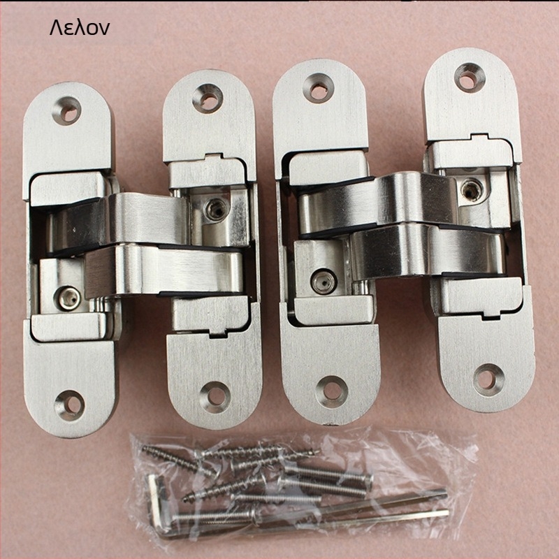 Τριδιάστατη ρυθμιζόμενη αόρατη μεντεσέ από κράμα ψευδάργύρου – 180°, αριστερά-δεξιά διαίρεση, κρυφή πόρτα, μοντέλο RCH-08, τύπος H, 60 kg ανά ζεύγος