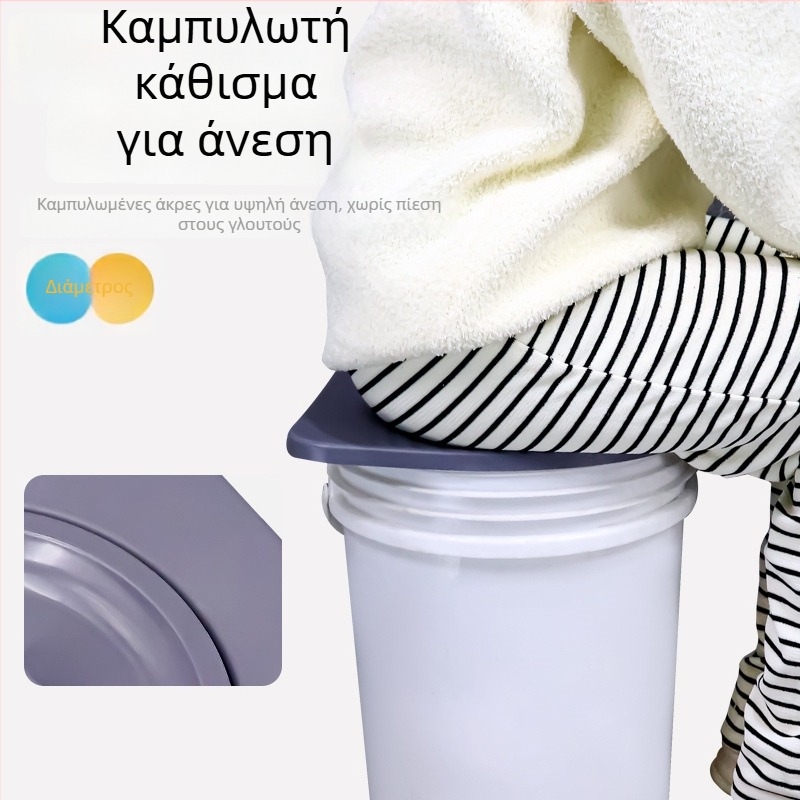 Κοινός δακτύλιος λεκάνης με καπάκι, παχυνμένος και φορητός για ηλικιωμένους • Υλικό: PP πίνακας • Στυλ: τυπικό/μοντέρνο/μινιμαλιστικό • Προέλευση: Χεμπέι