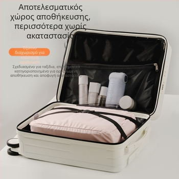 16-ίντσων ελαφριά βαλίτσα καμπίνας με θύρα USB και κλείδωμα με συνδυασμό