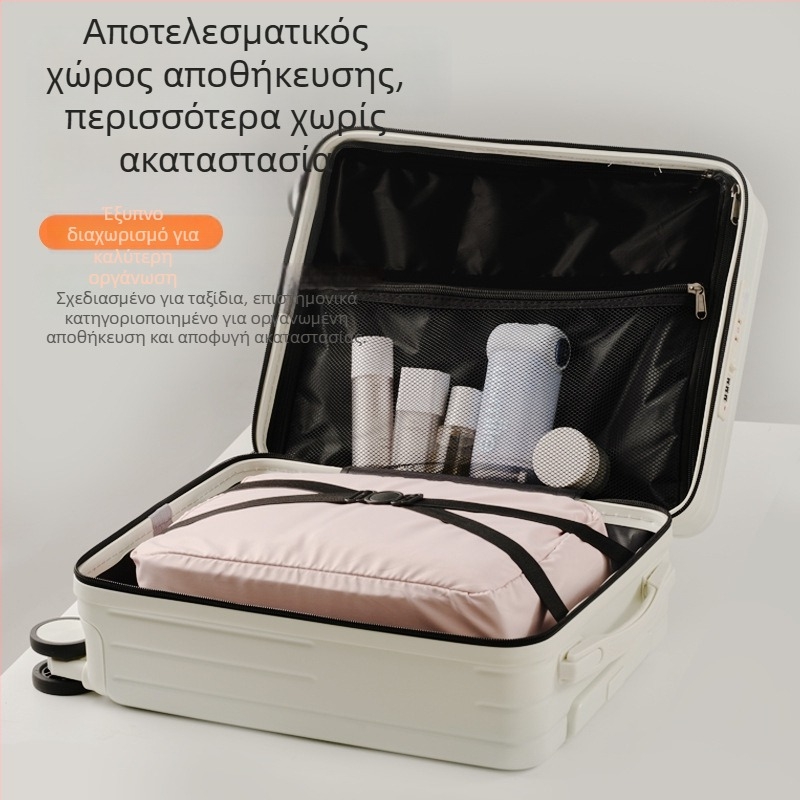 16-ίντσων ελαφριά βαλίτσα καμπίνας με θύρα USB και κλείδωμα με συνδυασμό
