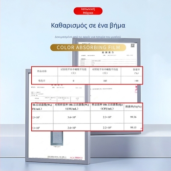 Φύλλο απορρόφησης χρωμάτων για πλύσιμο, πέντε σε ένα, για μίξεις υφασμάτων, αποτρέπει τη μεταφορά χρωμάτων, αρωματικό (WORLD LIFE/And craftsman)
