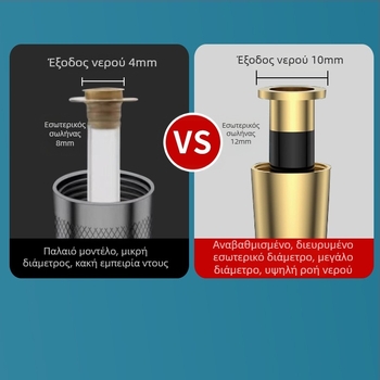 Σωλήνας ντους μεγάλου ρεύματος από ανοξείδωτο χάλυβα/χαλκό, 5 kg ονομαστική πίεση, 0–40°C λειτουργία, χειροκίνητη εγκατάσταση