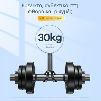Καλώδιο γρήγορης φόρτισης Remax USB-A σε USB-C, 2.4A, 10W, PC+ABS